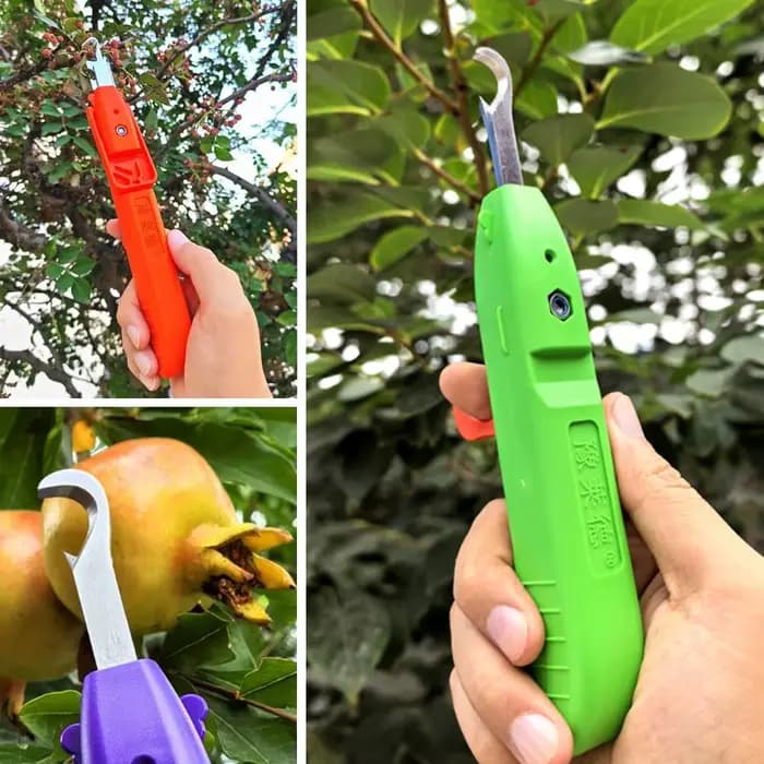 Mini sécateur portable pour la taille et la cueillette des fruits avec couvercle de protection