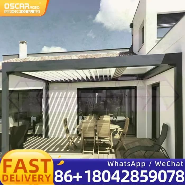 Pergola en aluminium thermolaqué écologique