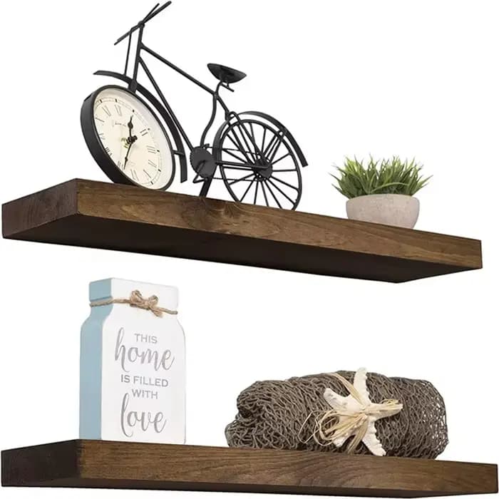 Étagère murale en bois pour balcon