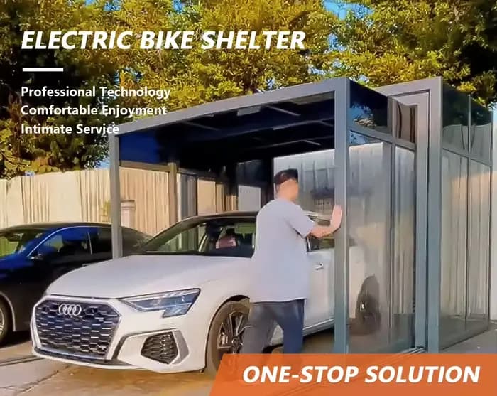 Abri de voiture pliable et rétractable électrique manuel sur mesure toutes tailles