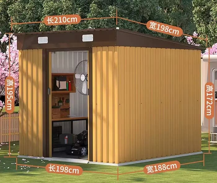 Abri de rangement extérieur