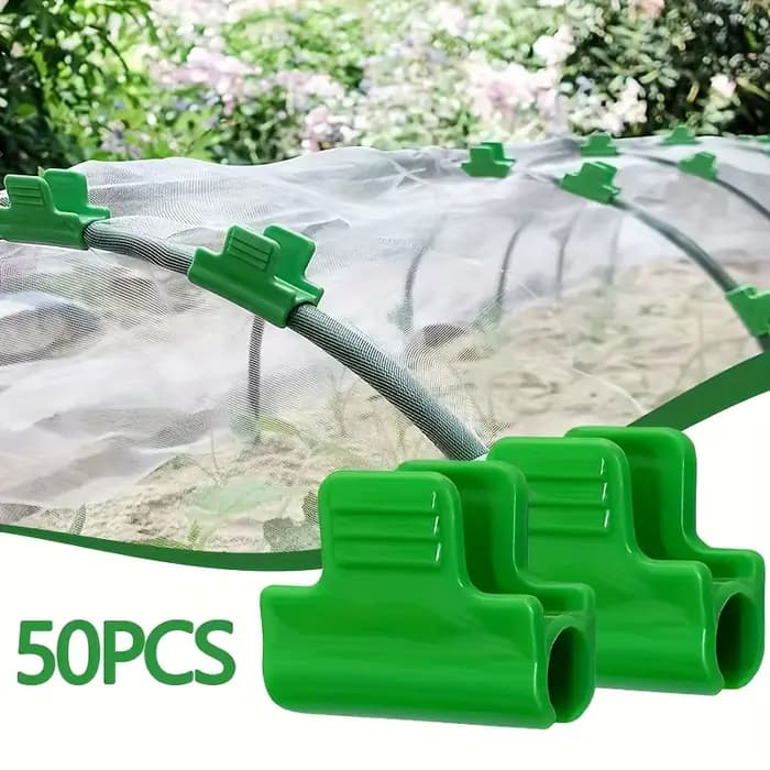 50 pinces de serre durables pour cerceaux