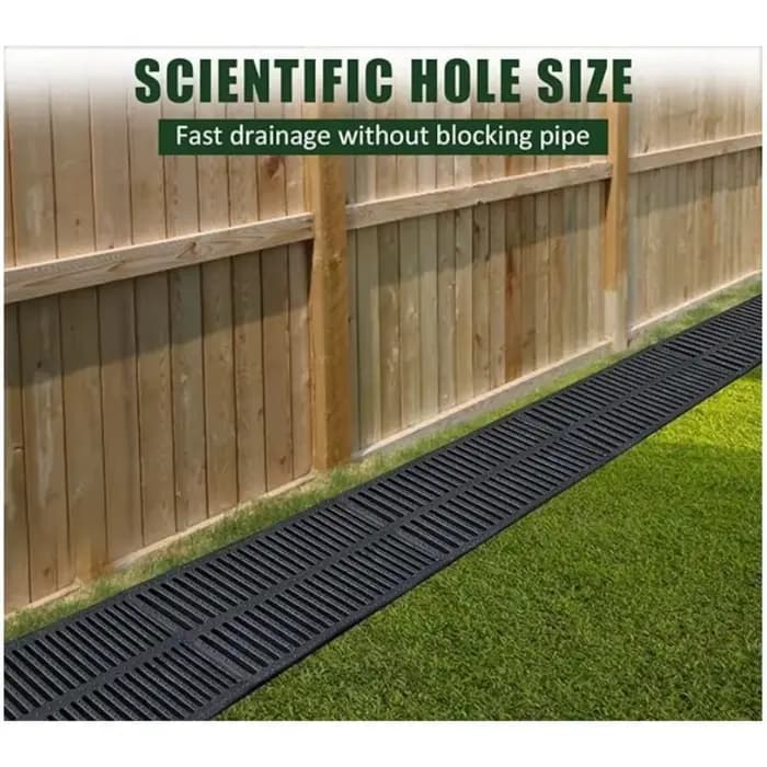 Nouvelle grille de drainage rectangulaire en résine plastique haute résistance pour garage