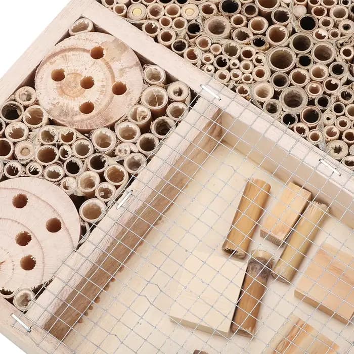 Maison d'insectes en bois