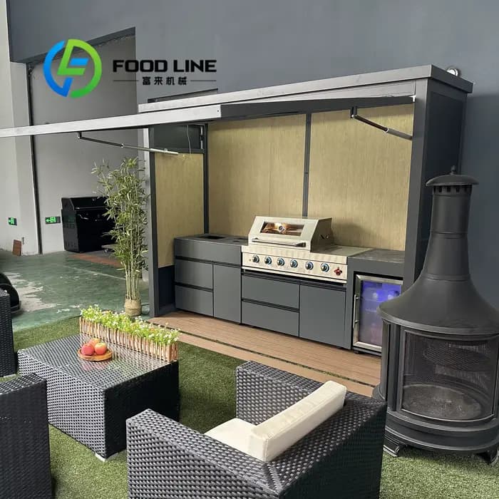 Abri de barbecue en acier inoxydable de qualité supérieure