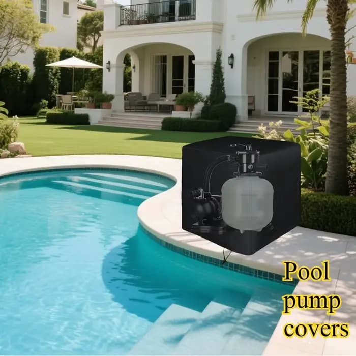 Couverture de pompe de piscine résistante aux intempéries
