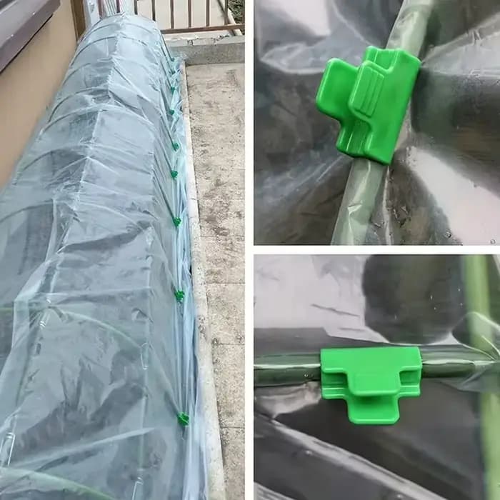 Pinces de serre en plastique