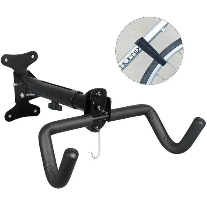 Support mural pliable et réglable pour vélo de route et VTT