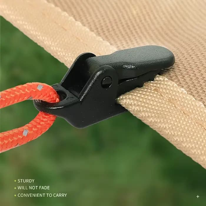 10/20/50pcs Clips de tente robustes