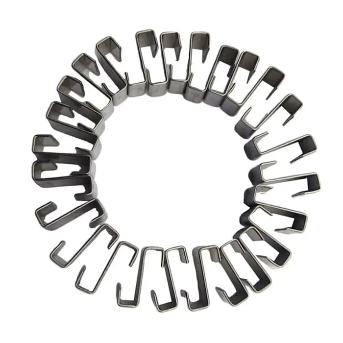 100 pièces de clips de vitrage de serre en acier inoxydable de type Z-Lap