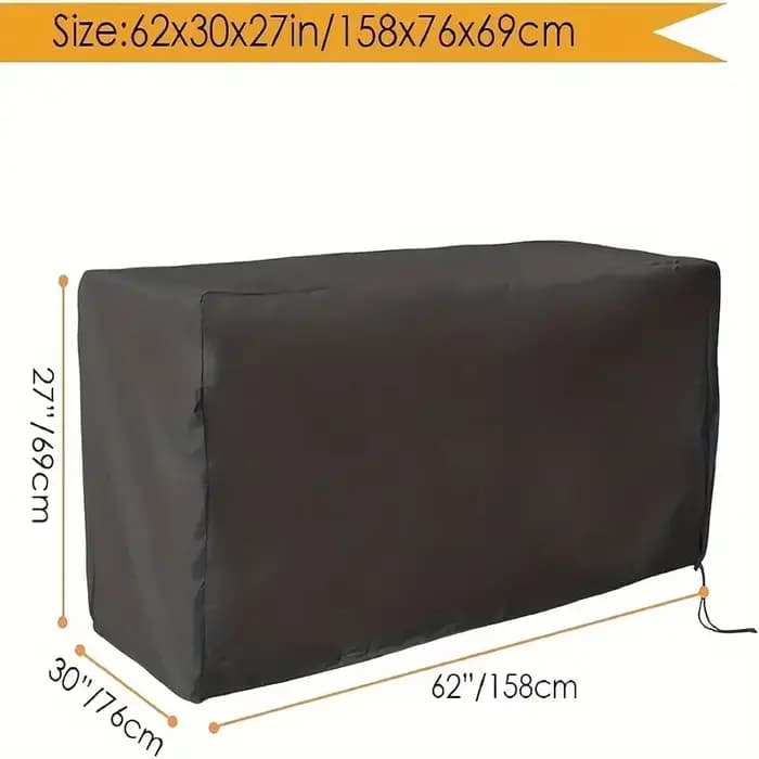 Housse de boîte de terrasse de patio extérieur toutes saisons – Protection imperméable