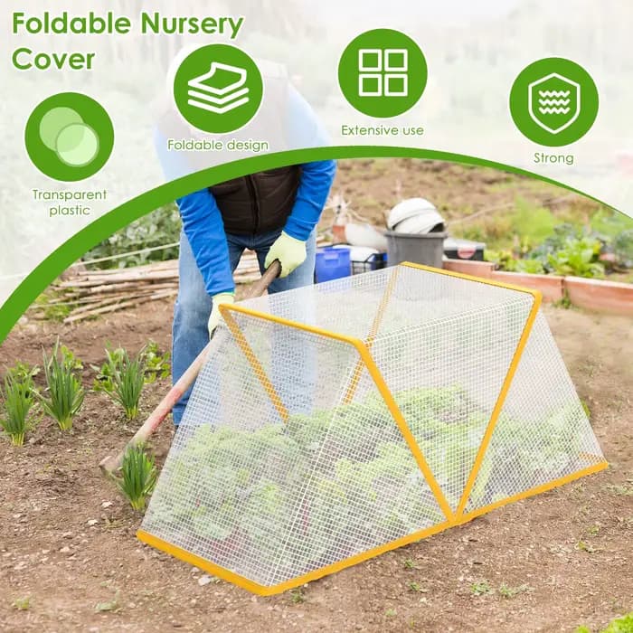 Couverture de serre pliable pour jardin