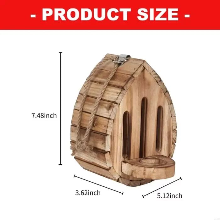 Maison à papillons en bois