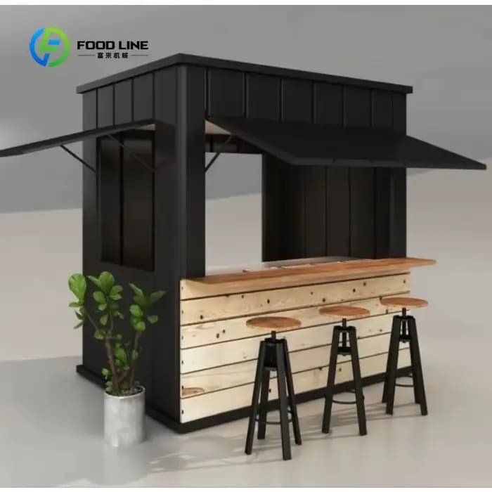 Abri de cuisine extérieur modulaire moderne personnalisé