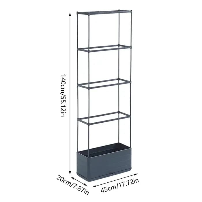 Jardinière verticale pour tomates avec treillis 2-en-1