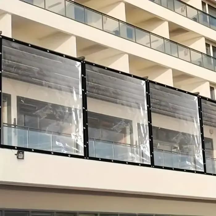 Tissu imperméable Transparent
