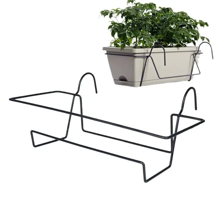 Supports de jardinière en métal