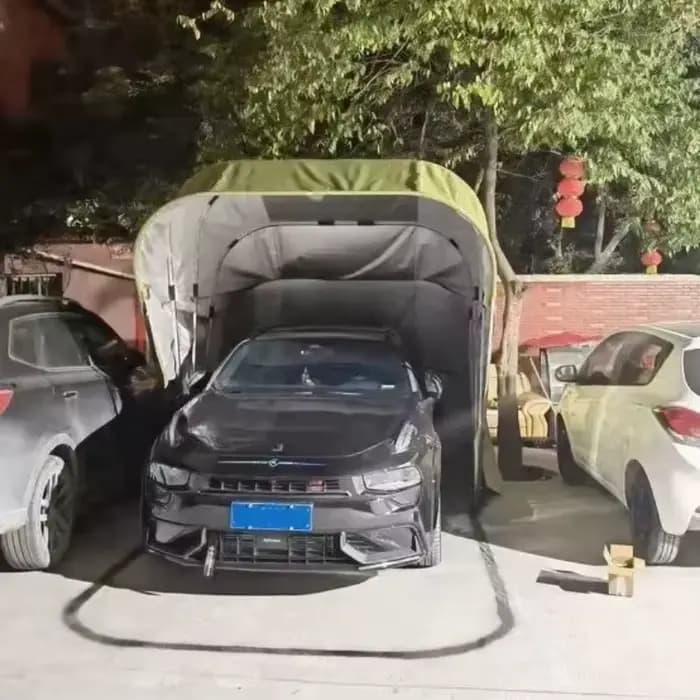 Carport manuel Simple pliant