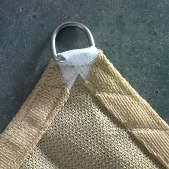 Voile d'ombrage rectangulaire en HDPE 3x4 m