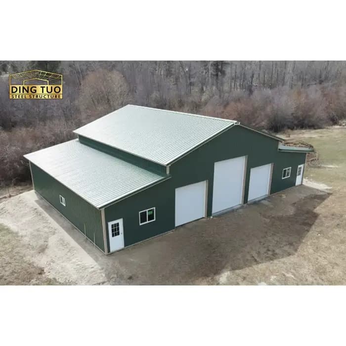 Garage en acier préfabriqué sur mesure