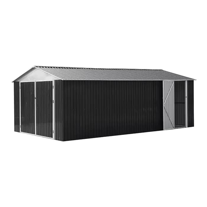 Abri de jardin moderne en métal avec fenêtre