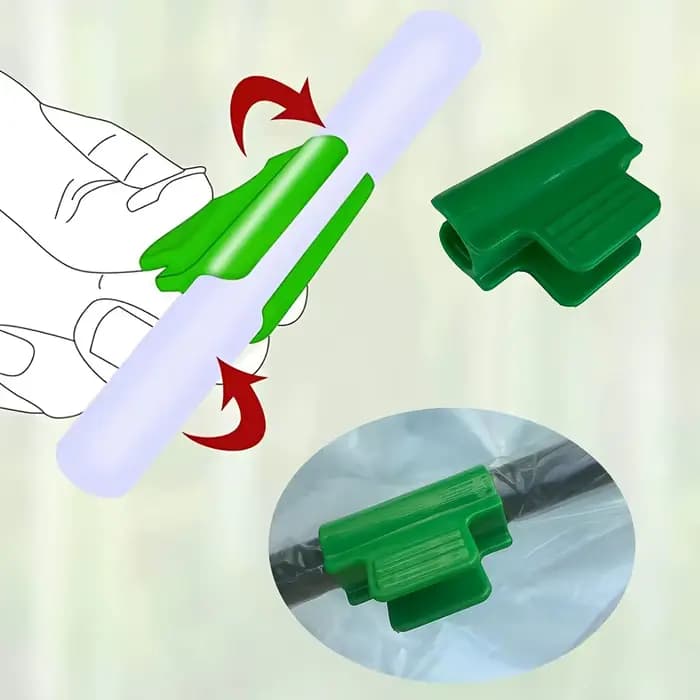 Pince à film pour serre horticole