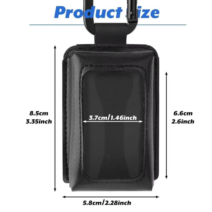 Support universel portable anti-perte pour télécommande de porte de garage avec mousqueton
