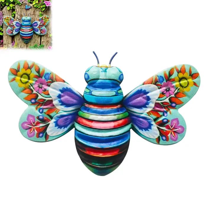 Décoration murale en métal pour jardin