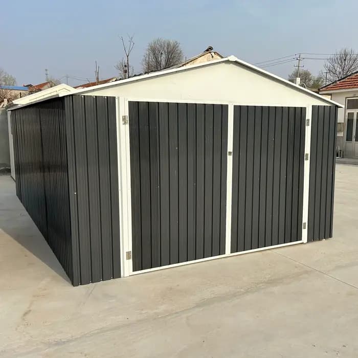 Abri de voiture 10x20 pieds avec portes verrouillables