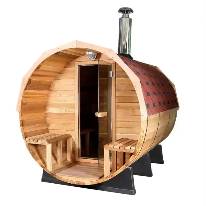 Sauna extérieur personnalisé pour 4 à 8 personnes