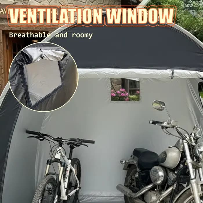 Abri de vélo portable pour l'extérieur