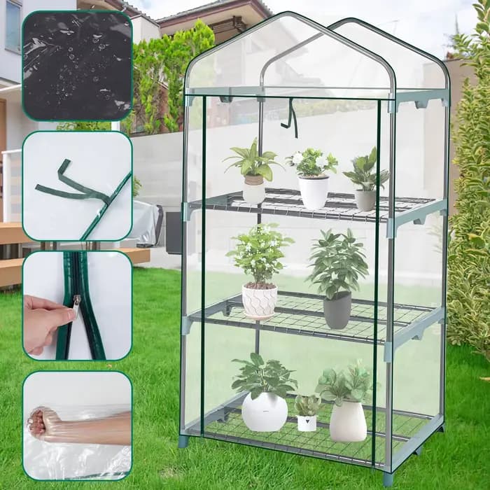 Serre de jardin 4 niveaux