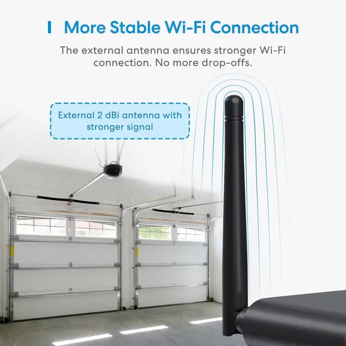 Ouvre-porte de Garage intelligent Meross avec antenne externe jusqu'à 3 portes simples Version ue/US/AU/UK prise en charge HomeKit Alexa Google Home