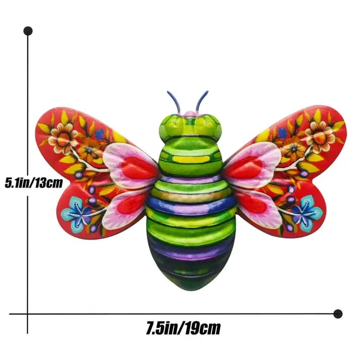 Décoration murale en métal pour jardin