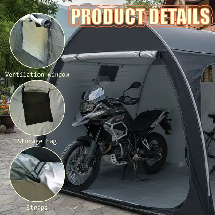 Abri de vélo portable pour l'extérieur