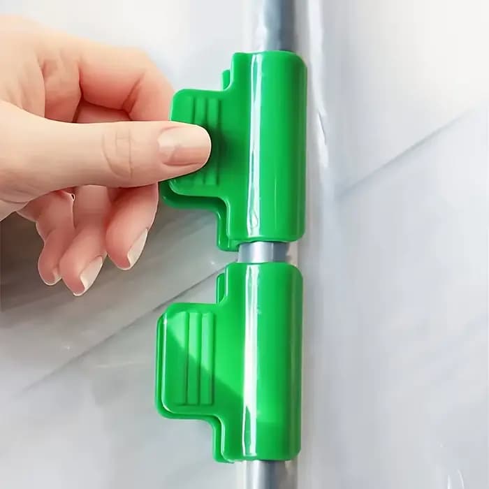 Clips de Film de serre en plastique vert