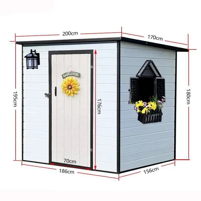 Abri de jardin extérieur