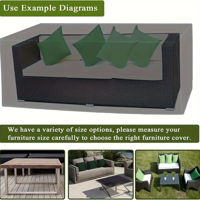 Housse de protection pour mobilier de jardin