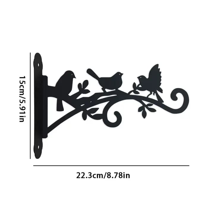 Cintre mural en métal pour plantes