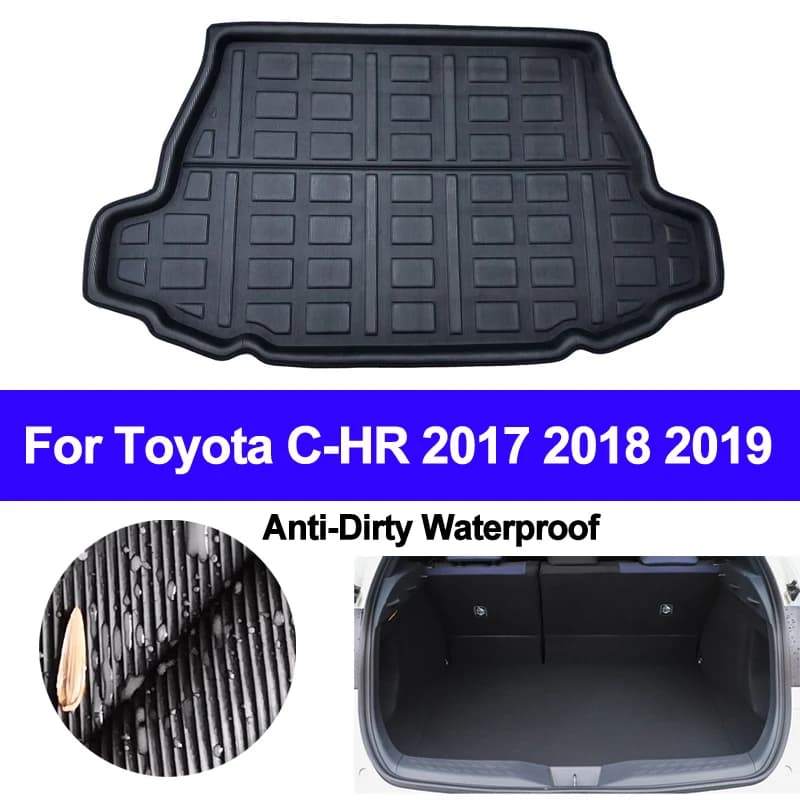 Voiture coffre arrière Cargo doublure plateau coffre sol tapis tapis tapis Anti-sale imperméable pou