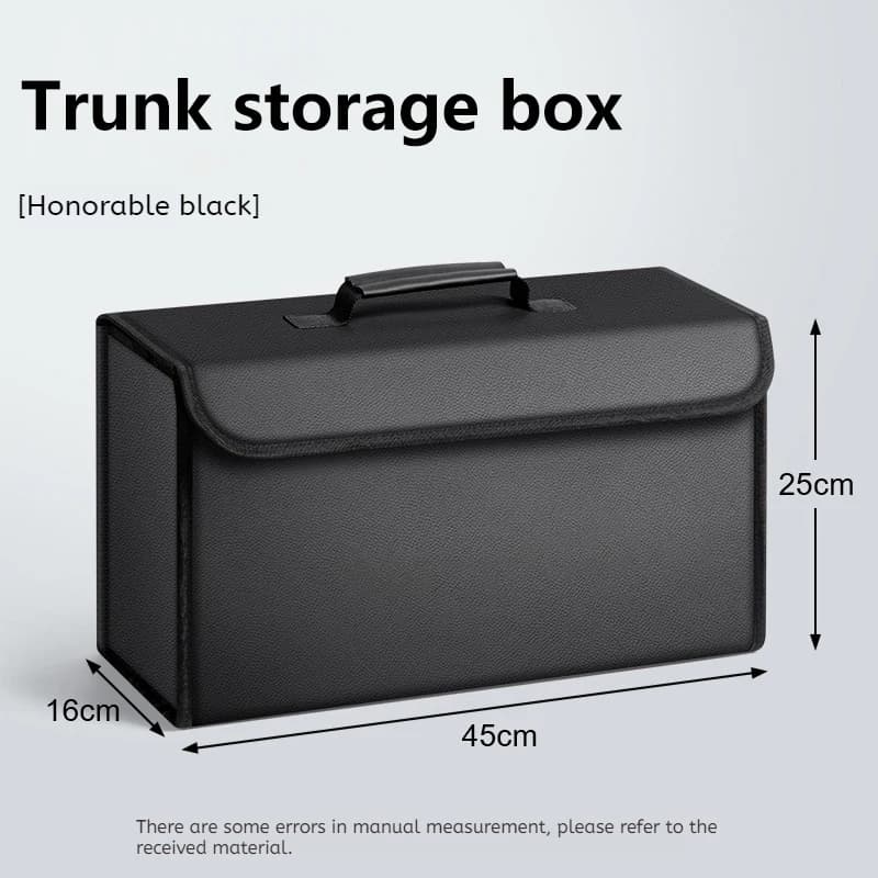 Pour AUDI A1 A3 A4 A5 A6 A7 A8 Q2 Q3 Q5 Q7 La boîte de rangement du coffre de voiture peut être plié