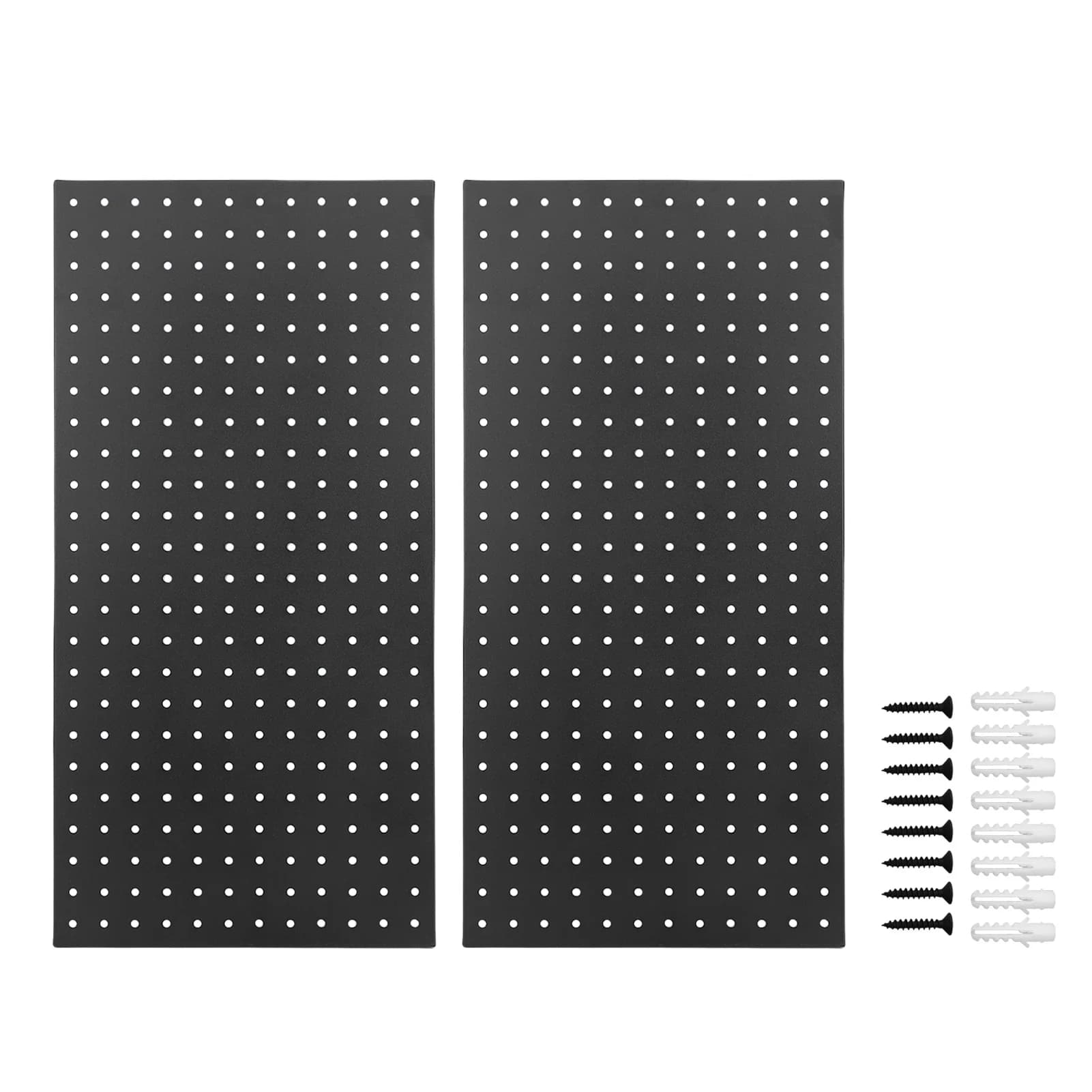 Panneaux muraux en métal 24X12 pouces, panneau de cheville modulaire en acier, organisateur d'outils