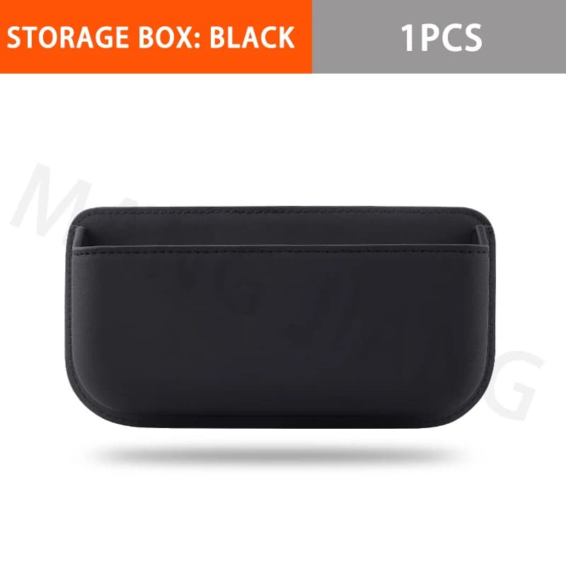 Sac de rangement de poche latéral de voiture, sac de rangement en cuir PU, sac de rangement de porte