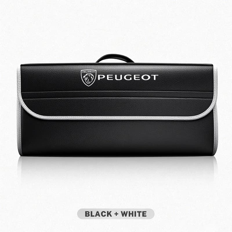 Boîte de rangement de coffre de voiture Peugeot, sac de rangement pliable de grande capacité pour Pe