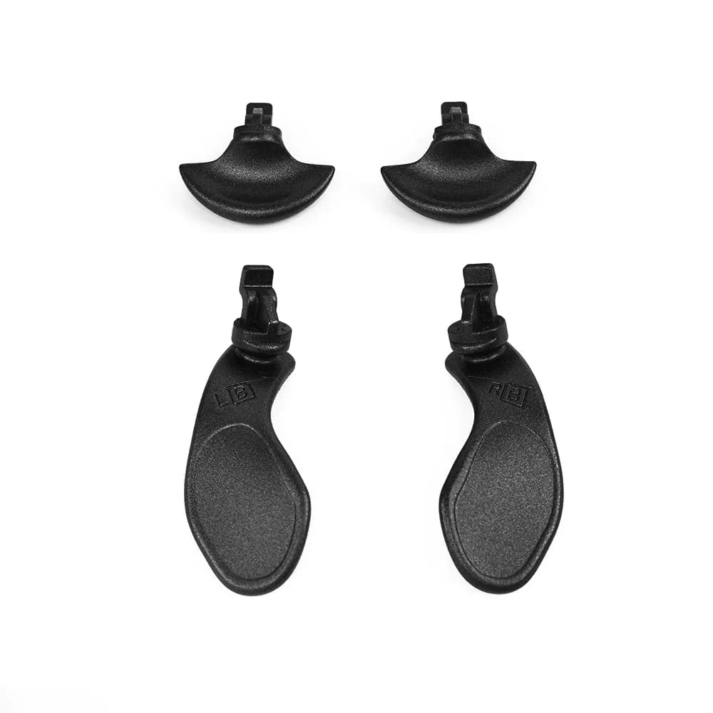 Boutons arrière en métal pour manette sans fil PS5 Dualsense Edge, palettes métalliques pour manette