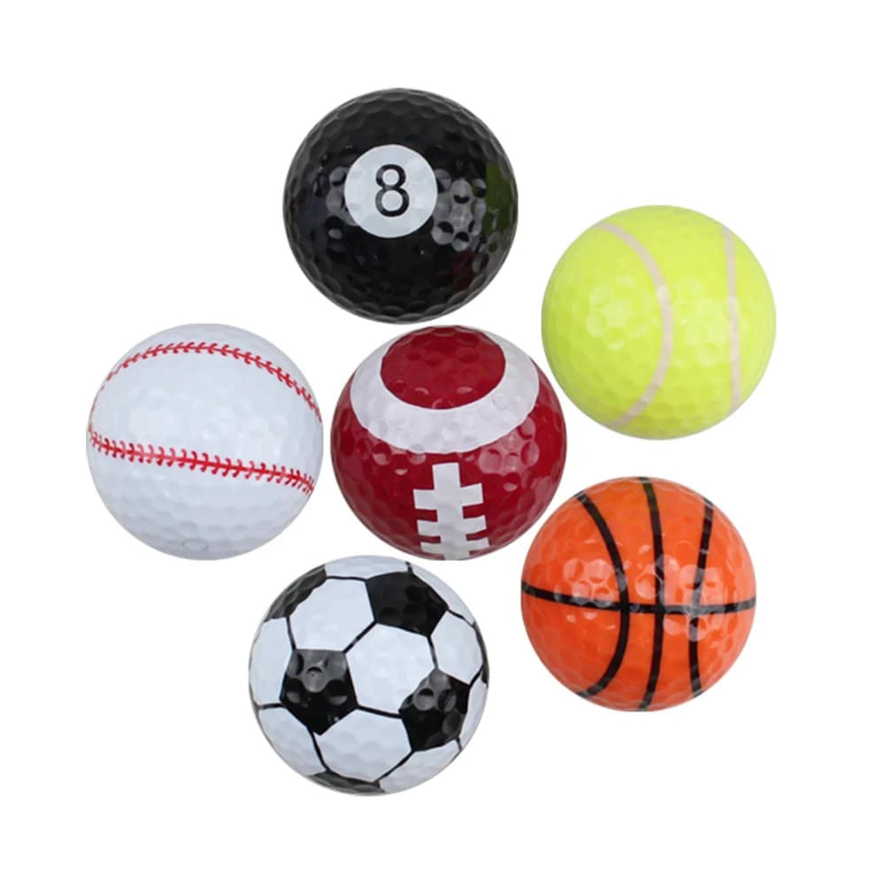 1 pièce de mini-balles de golf colorées pour entraînement sur le driving range, cadeau
