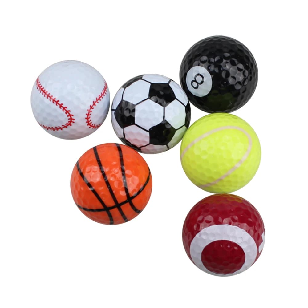1 pièce de mini-balles de golf colorées pour entraînement sur le driving range, cadeau