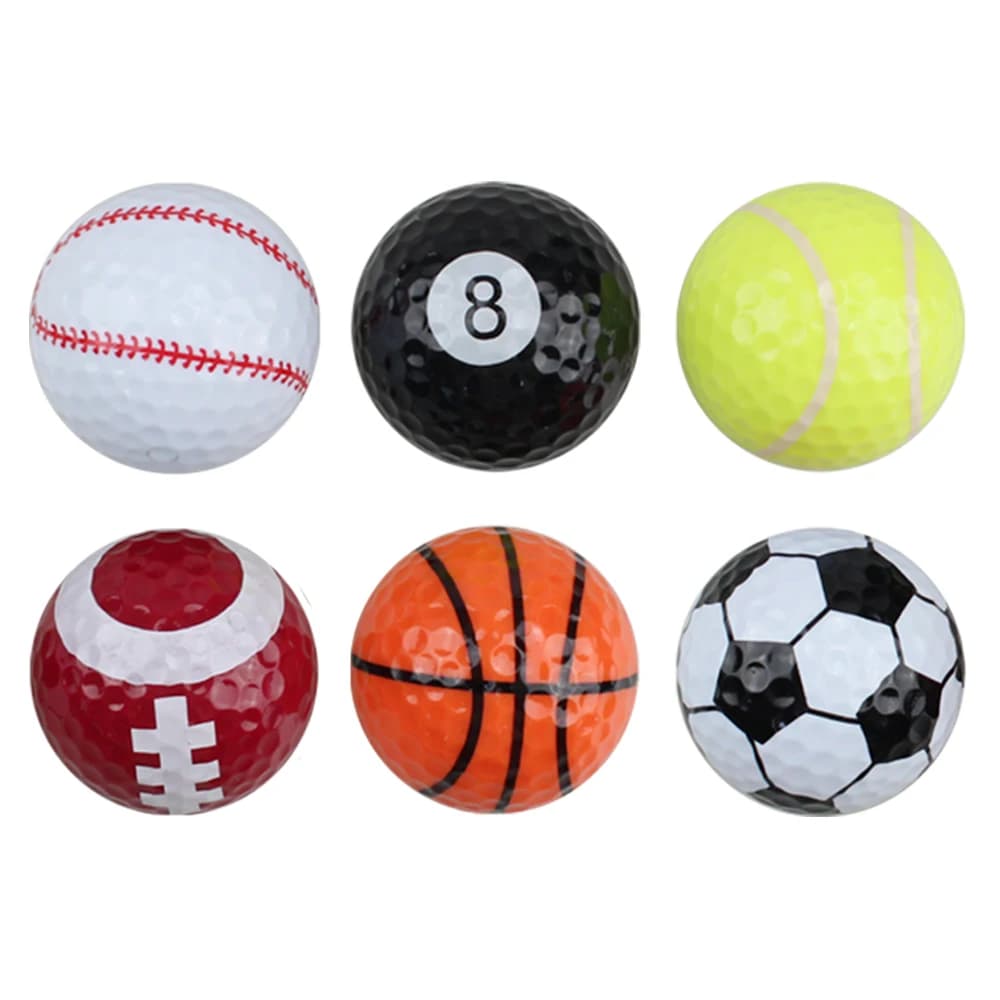 1 pièce de mini-balles de golf colorées pour entraînement sur le driving range, cadeau