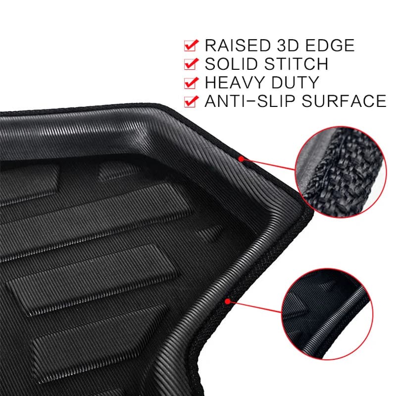 Voiture coffre arrière Cargo doublure plateau coffre sol tapis tapis tapis Anti-sale imperméable pour Toyota C-HR CHR 2017 2018 2019