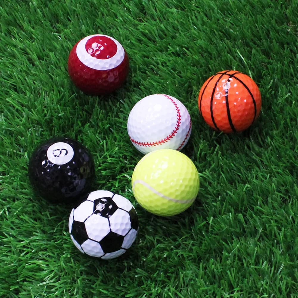 1 pièce de mini-balles de golf colorées pour entraînement sur le driving range, cadeau